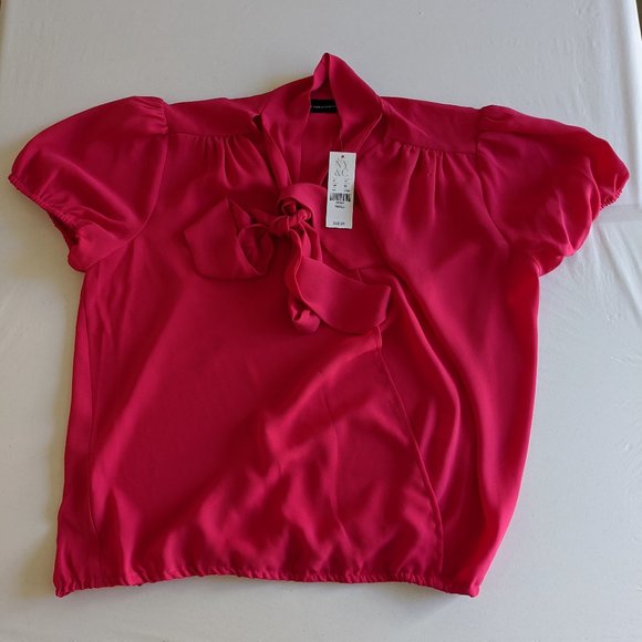 NY&CO Primrose Wrap Bow Blouse 161H - Picture 5 of 8